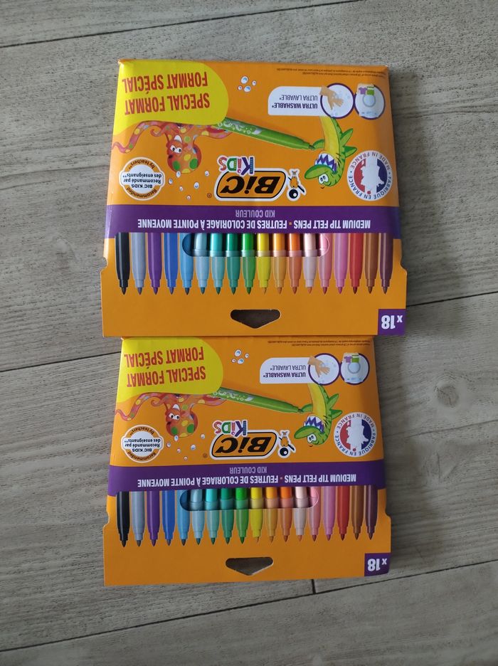 2 pack de feutres Bic